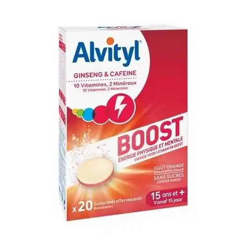 ALVITYL TONUS BOOST EFFERVESCENT 20 COMPRIMES