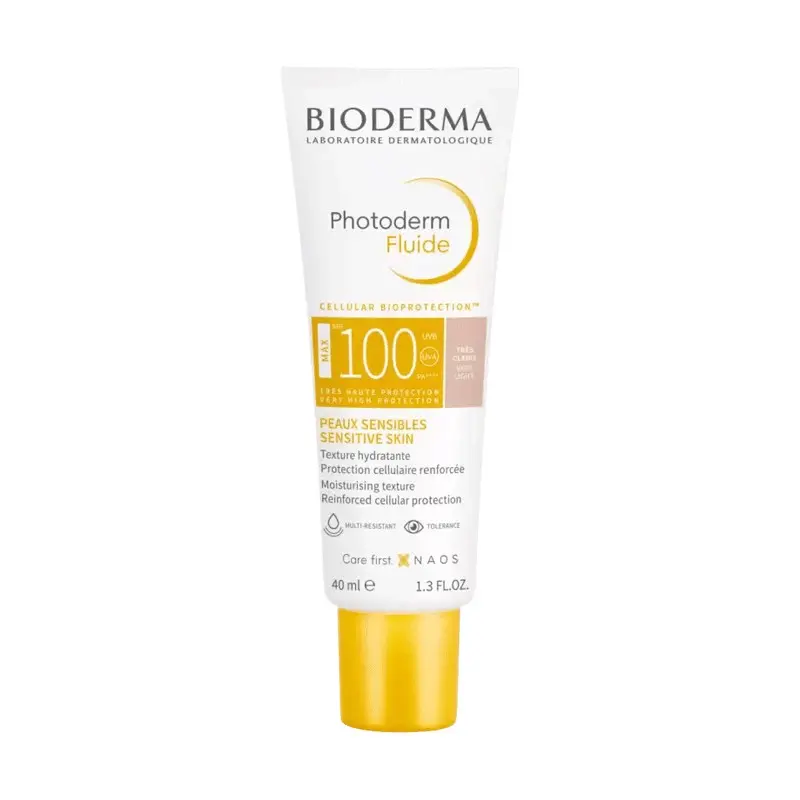 BIODERMA PHOTODERM MAX FLUIDE TRES CLAIRE SPF100+ 40ML