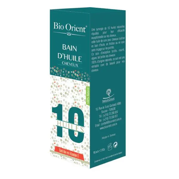 BIO ORIENT BAIN D'HUILE CHEVEUX 90ML