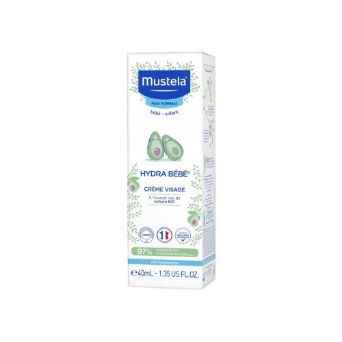 MUSTELA  HYDRA BEBE CREME VISAGE 40ML