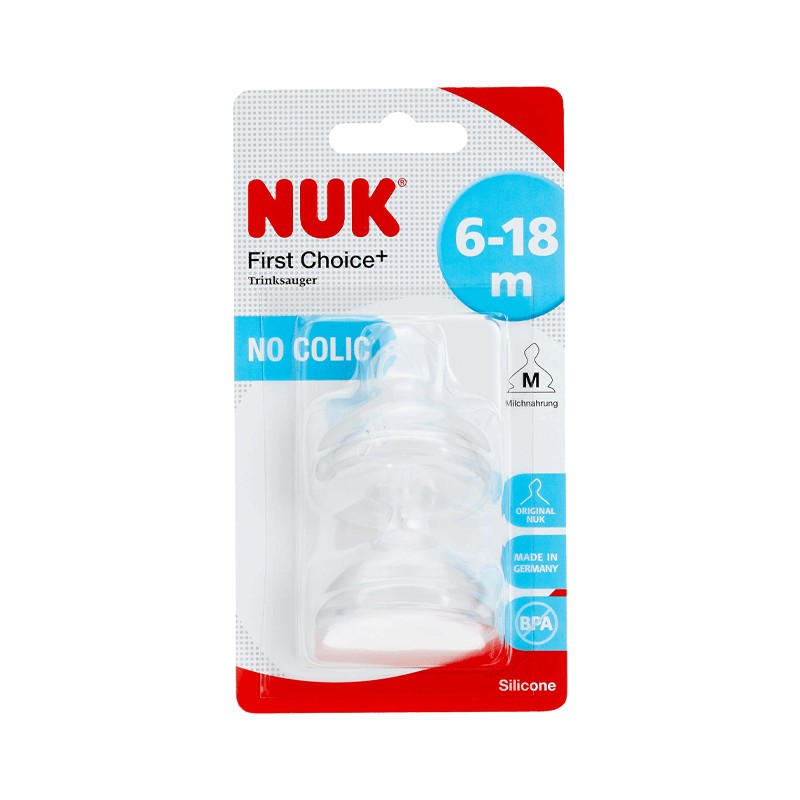 NUK 2 TET FIRST CHOICE M 6-18M