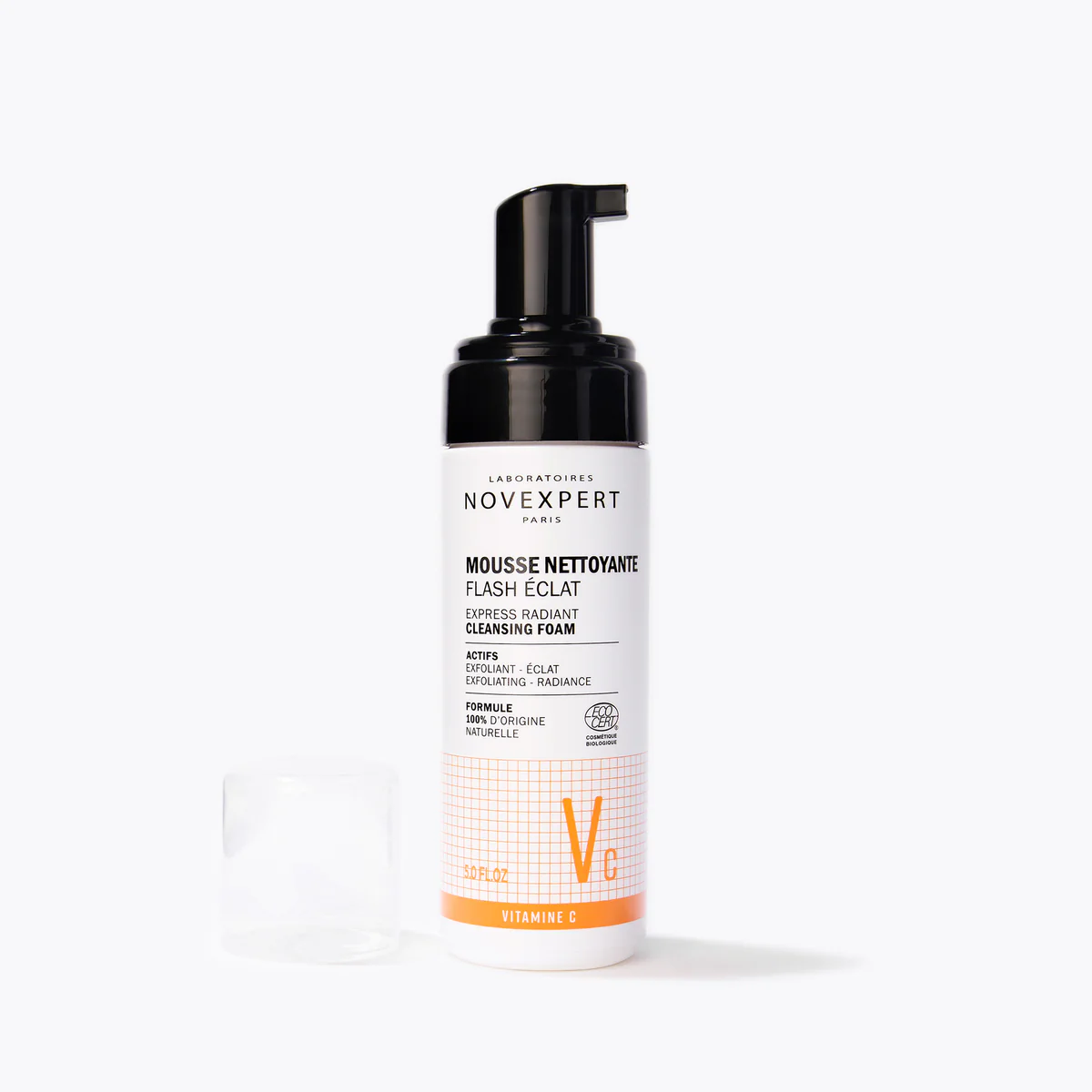 NOVEXPERT FLASH ECLAT VIT C MOUSSE NETTOYANTE 150ML