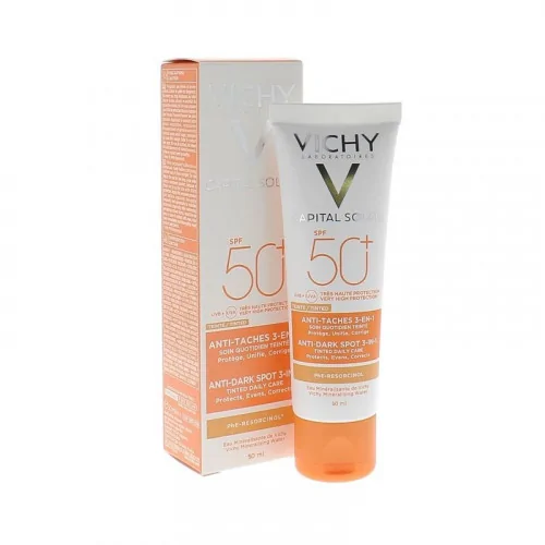 VICHY CAPITAL SOLEIL SPF 50+ ANTI TACHES 3EN 1 50ML