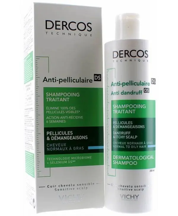 DERCOS SHAMP ANTI-PEL CHEV GRAS 200ML