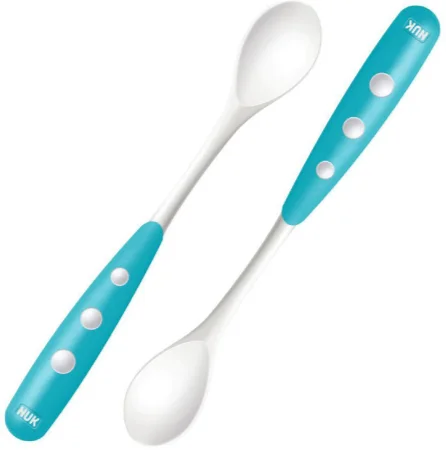 NUK 2 CUILLERES SILICONE DOUX 6 MOIS+