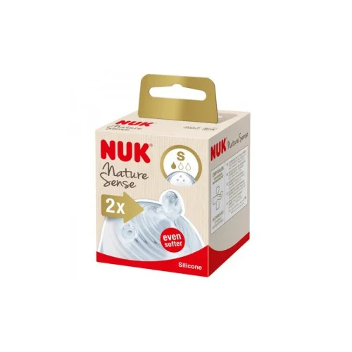 NUK 2 TETINES NATURE SENSE S 0-6M 24026