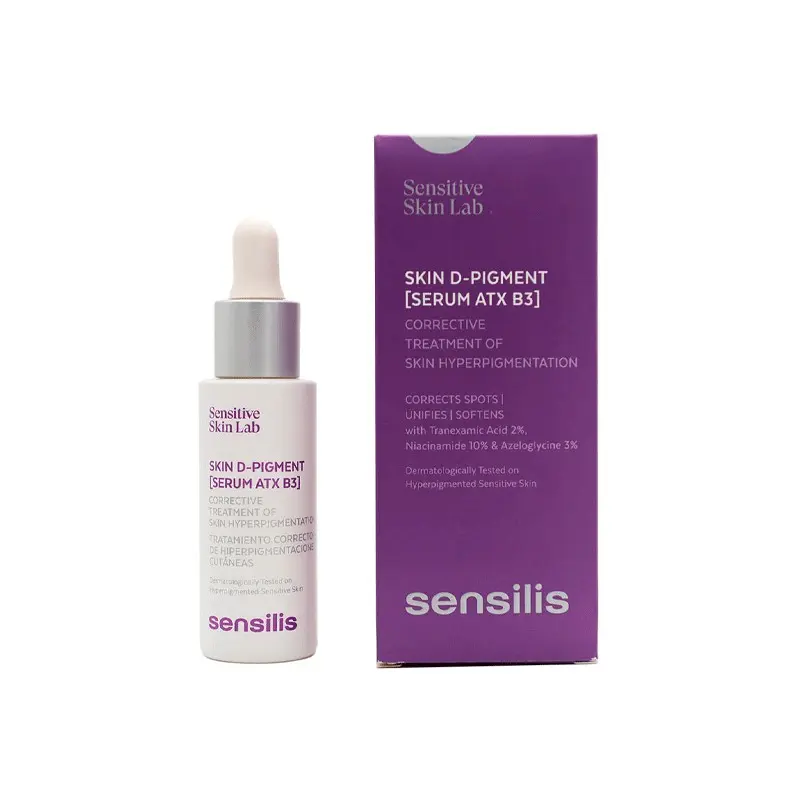 SENSILIS SKIN D-PIGMENT [SERUM ATX B3] 30ML+D-PIGMENT [AHA10 OVERNIGHT] 30ML(-50%)+TROUSSE (OFFERTE)